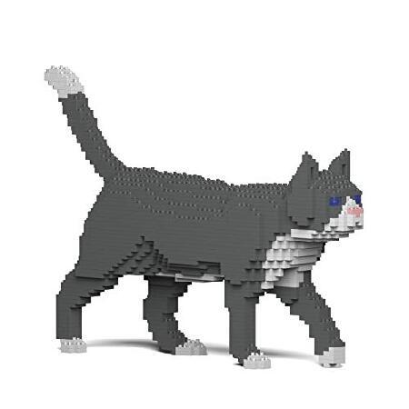 JEKCA ジェッカブロック タキシード猫 グレー 02S Sculptor_3