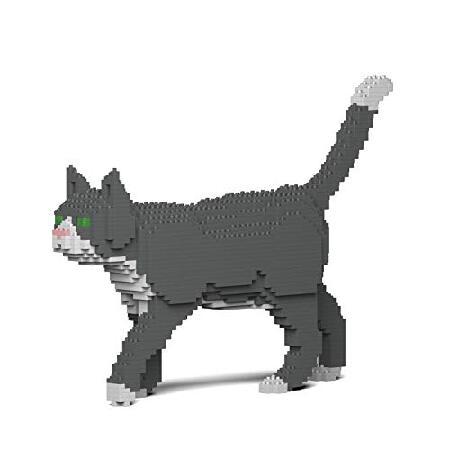 JEKCA ジェッカブロック タキシード猫 グレー 02S Sculptor_5