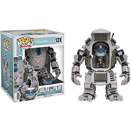 Funko Atlas ＆ Pilot: Titanfall 2 x デラックスPOP! ゲーム ビニールフィギュア + ビデオゲーム テーマ トレーディングカード バンドル [#131 / 00013]_2