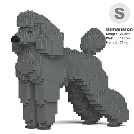 JEKCA (ジェッカ) スタンダードプードル 01S-M03 | 犬 プラスチック 積み木 | 対象年齢14歳以上