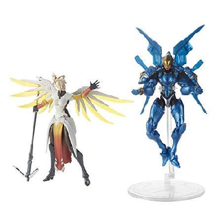 Overwatch Ultimates シリーズ Pharah and Mercy デュアルパック 6インチスケール コレクタブルアクションフィギュア アクセサリー付き ブリザードビデオゲーム_3
