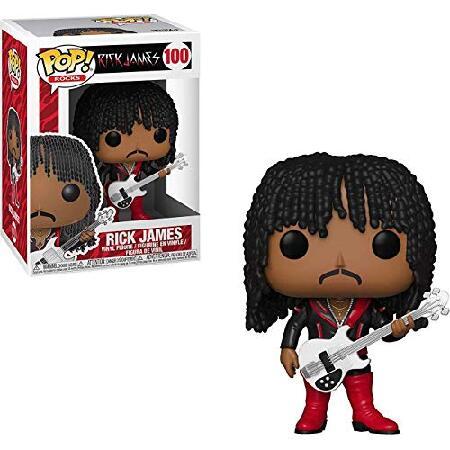 Funko Rocks: リック・ジェームズ スーパーフリーク POP! ビニール製フィギュア(互換性のあるポップボックスプロテクターケース付属)。_1