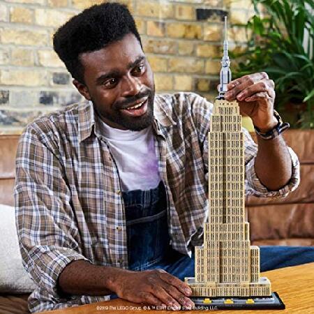 レゴ LEGO Architecture Empire State Building 21046 New York City Skyline Architecture Model Kit for Adults and Kids, Build It Yourself Model Skyscrapeの画像