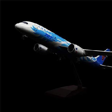 18インチ 1:130 飛行機 モデル 南中国787 ボーイング787 LEDライト付き