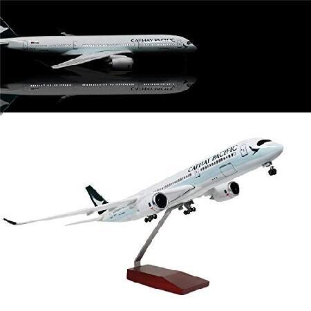 キャセイパシフィック航空 A350 LED付 18インチ 1:160 飛行機モデル HK キャセイパシフィックエアバス