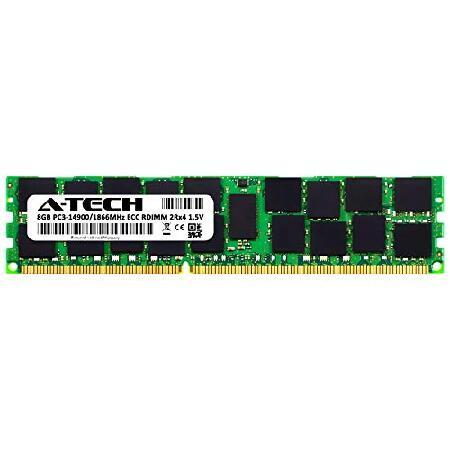 A-Tech 8GB RAM Replacement for HP 712382-571 | DDR3 1866MHz PC3-14900R 2Rx4 1.5V ECC RDIMM Registered 240-Pin DIMM Memory Module_1