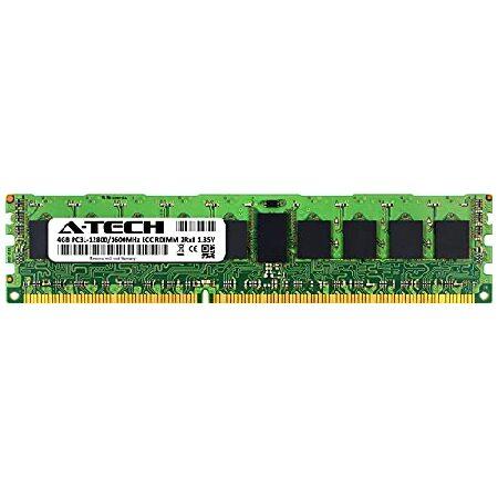 A-Tech 4GB RAM Replacement for Samsung M393B5273DH0-YK0 | DDR3/DDR3L 1600MHz PC3L-12800R 2Rx8 1.35V ECC RDIMM Registered 240-Pin DIMM Memory Module_1