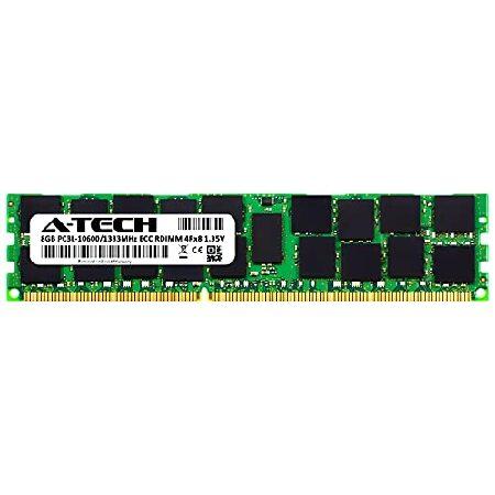 A-Tech 8GB RAM Replacement for Kingston KVR1333D3LQ8R9S/8G | DDR3/DDR3L 1333MHz PC3L-10600R 4Rx8 1.35V ECC RDIMM Registered 240-Pin DIMM Memory Module_1