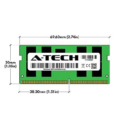 A-Tech 8GB RAM Replacement for Samsung M474A1G43EB1-CRC | DDR4 2400MHz PC4-19200 (PC4-2400T) 2Rx8 1.2V ECC Unbuffered SODIMM 260-Pin Memory Module_3