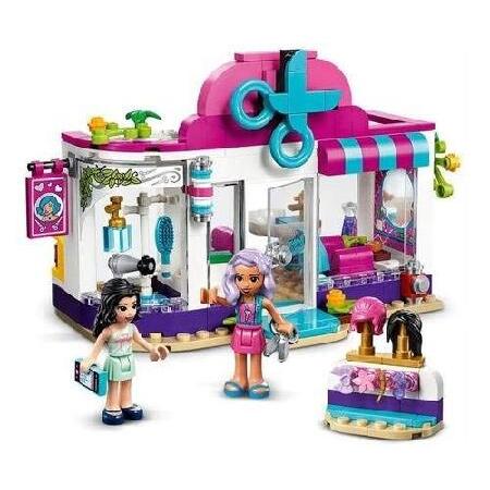 LEGO Friends Heartlake City Play Hair Salon Fun Toy 41391 Building Kit， Featuring LEGO Friends Character Emma， New 2020 (235 Pieces)_1