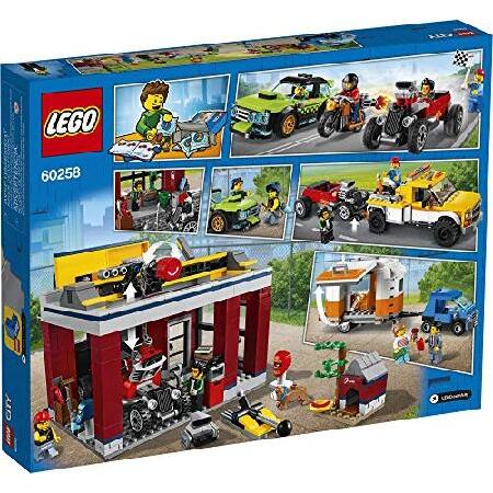 レゴ LEGO City Tuning Workshop Toy Car Garage 60258， Cool Building Set for Kids， New 2020 (897 Pieces)