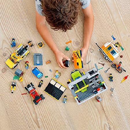 レゴ LEGO City Tuning Workshop Toy Car Garage 60258， Cool Building Set for Kids， New 2020 (897 Pieces)