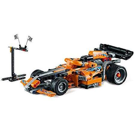 LEGO Technic Race Truck 42104 Pull-Back Model Truck Building Kit， New 2020 (227 Pieces)_3