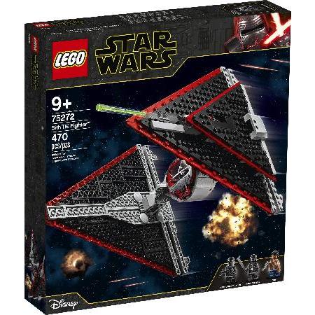 レゴ LEGO Star Wars Sith TIE Fighter 75272 Collectible Building Kit， Cool Construction Toy for Kids， New 2020 (470 Pieces)_3
