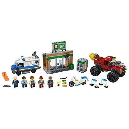レゴ LEGO City Police Monster Truck Heist 60245 Police Toy， Cool Building Set for Kids (362 Pieces)