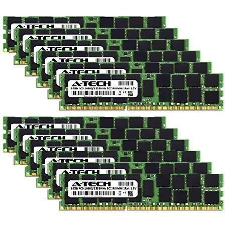 合計 192GB 16GB DDR3 ECCメモリ（RDIMM） × 12枚 A-TECH（エーテック） A-Tech 192GB (12 x 16GB) DDR3 1333MHz ECC