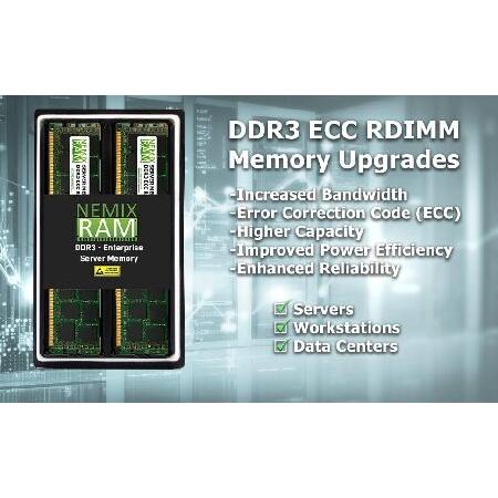 NEMIX RAM 32GB (1X32GB) DDR3 1333MHZ PC4-10600 4Rx4 1.35V 240-PIN