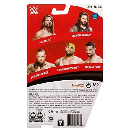 WWE Mattel Roman Reigns Basic Series #108 Action Figure in 6-inch Scale with Articulation ＆ Ring Gear_5