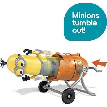 Minions: The Rise of Gru Movie Moments Mixed Up Minions: Approx 4-in Action Figure Interactive Toy with Articulation ＆ Movie Scene Construction Acces_2