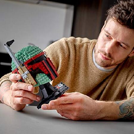 レゴ LEGO Star Wars Boba Fett Helmet 75277 Building Kit， Cool， Collectible Star Wars Character Building Set (625 Pieces)， Multicolor_2