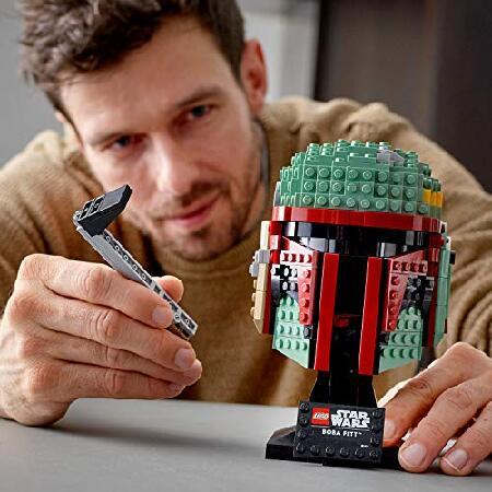 レゴ LEGO Star Wars Boba Fett Helmet 75277 Building Kit， Cool， Collectible Star Wars Character Building Set (625 Pieces)， Multicolor_5