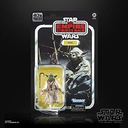 Star Wars The Black Series Yoda 6-inch Scale The Empire Strikes Back 40TH Anniversary Collectible Figure， Kids Ages 4 and Up_4