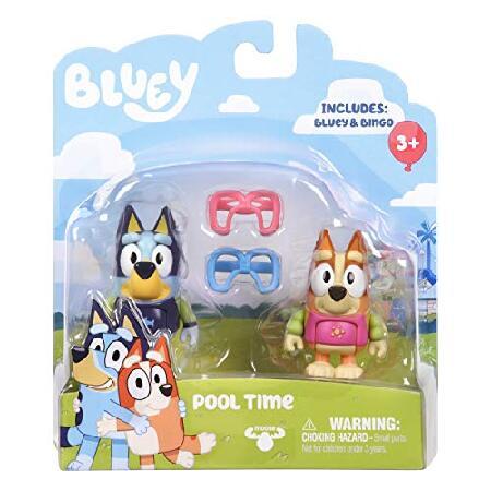 Bluey - Pool Time Bingo 2.5 inch Figures - 2 Pack， Multicolor (13039)_1