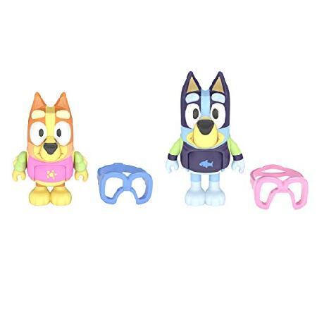 Bluey - Pool Time Bingo 2.5 inch Figures - 2 Pack， Multicolor (13039)_4
