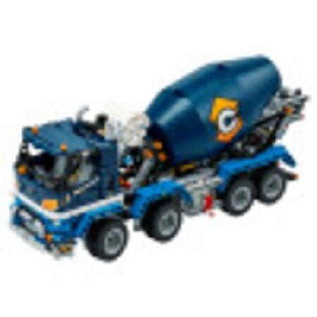 LEGO Technic Concrete Mixer Truck 42112 Building Kit， Kids Will Love Bringing The Construction Site to Life with This Cool Concrete Truck Toy Model Se