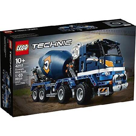 LEGO Technic Concrete Mixer Truck 42112 Building Kit， Kids Will Love Bringing The Construction Site to Life with This Cool Concrete Truck Toy Model Se