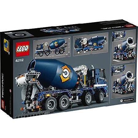 LEGO Technic Concrete Mixer Truck 42112 Building Kit， Kids Will Love Bringing The Construction Site to Life with This Cool Concrete Truck Toy Model Se