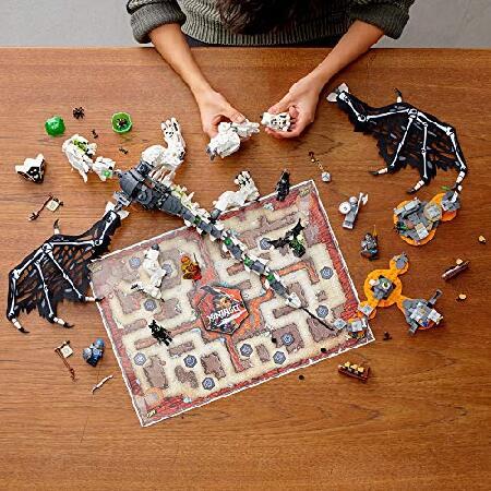 レゴ LEGO NINJAGO Skull Sorcerer’s Dragon 71721 NINJAGO Dragon Set Featuring Warrior Toy Figures， New 2020 (1，016 Pieces)_5