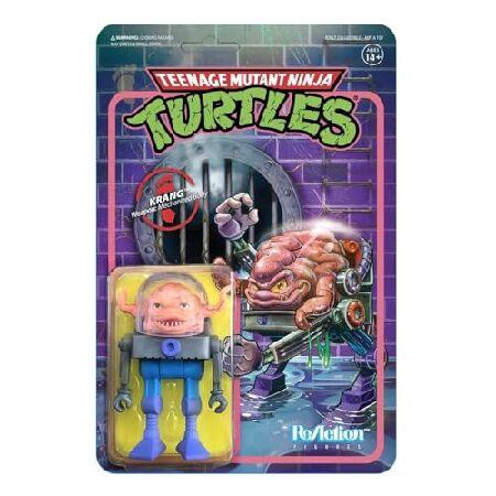 リアクション タートルズ クランゲ フィギュア リ・アクション ティーンエイジ・ミュータント・ニンジャ・タートルズ TMNT クランゲ SUPER 7 ReAction TMNT Teen_1