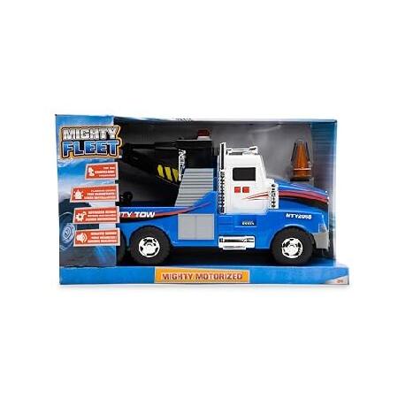 Mighty Fleet Motorized レッカー車 おもちゃ - 15インチ車両 ライト