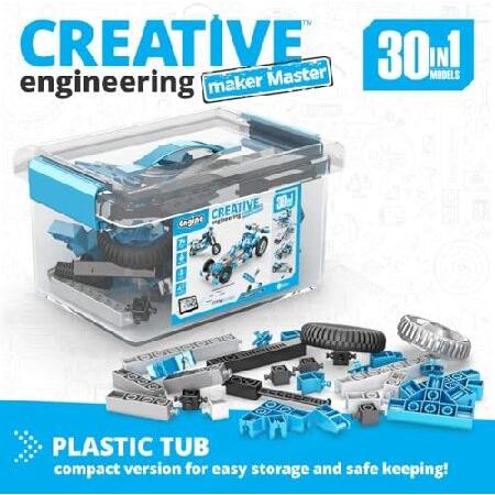 Engino Creative Engineering Toys, 30 Multi Model Set for Kids 7+, Bulding Toys, Creative STEM Kit, STEM Projects for Young Inventors, Gift for Boys ＆の画像