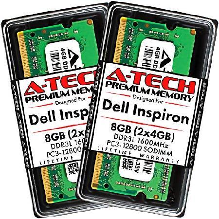 A-Tech 8GB RAM for DELL INSPIRON 15 (7568) | DDR3 1600MHz SODIMM PC3-12800 204-Pin Non-ECC Memory Upgrade Module