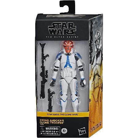 Star Wars The Black Series 332ND Ahsoka’s Clone Trooper Toy 6-Inch-Scale Star Wars: The Clone Wars Collectible Action Figure， Ages 4 and Up