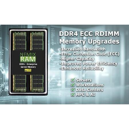 128GB DDR4-2666 PC4-21300 ECC Registered 8Rx4 Server Memory by