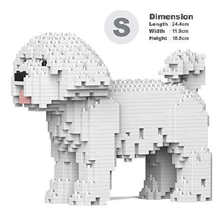 JEKCA Maltese 01S | Dog Plastic Building Blocks | Age 14+