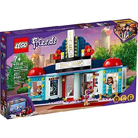 LEGO Friends Heartlake City Movie Theater 41448 Building Kit; Great Birthday Gift for Kids Who Love Movies， New 2021 (451 Pieces)