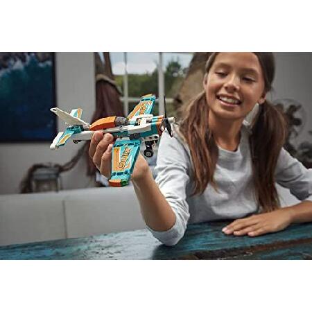 レゴ LEGO Technic Race Plane 42117 Toy to Jet Aeroplane 2 in 1 Stunt Model Building Set for Kids， Boys and Girls 7 Plus Years Old， Gift Idea