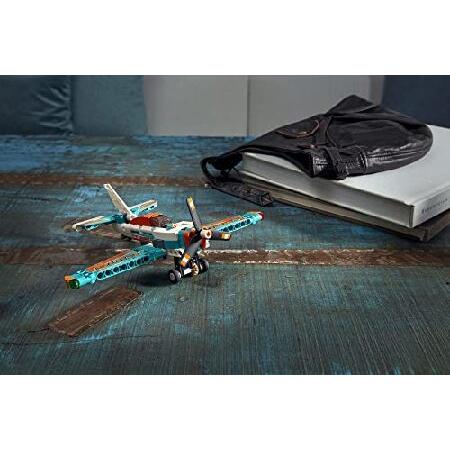 レゴ LEGO Technic Race Plane 42117 Toy to Jet Aeroplane 2 in 1 Stunt Model Building Set for Kids， Boys and Girls 7 Plus Years Old， Gift Idea