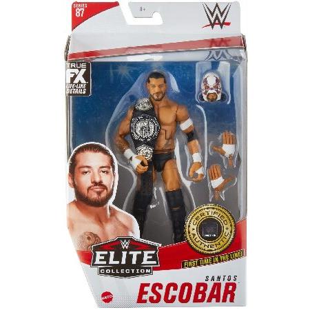 MATTEL - WWE Santos Escobar Elite Collection Series 87 Action Figure 6 インチ Posable Collectible Gift Fans Ages 8 Years Old and Up