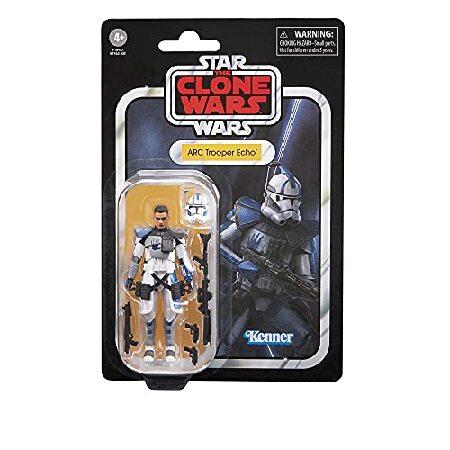 Star Wars The Vintage Collection ARC Trooper Echo Toy, 3.75-Inch-Scale The Clone Wars Figure, Toys for Kids Ages 4 and Upの画像