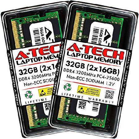 A-TECH（エーテック） A-Tech 32GB (2x16GB) DDR4 3200 MHz SODIMM PC4