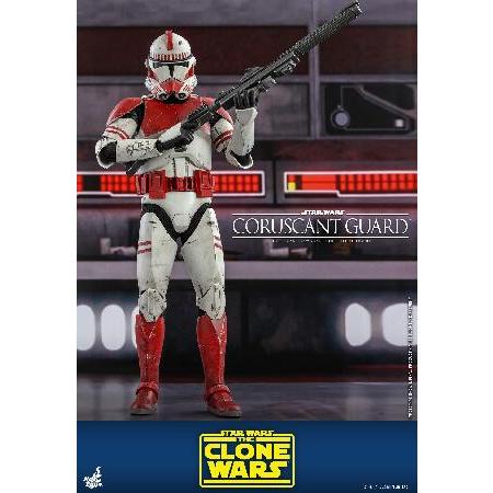 ホットトイズ テレビ・マスターピース スター・ウォーズ:クローン・ウォーズ コルサント・ガード 1/6スケールフィギュア 白_1