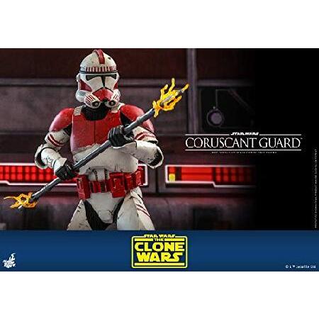 ホットトイズ テレビ・マスターピース スター・ウォーズ:クローン・ウォーズ コルサント・ガード 1/6スケールフィギュア 白_5