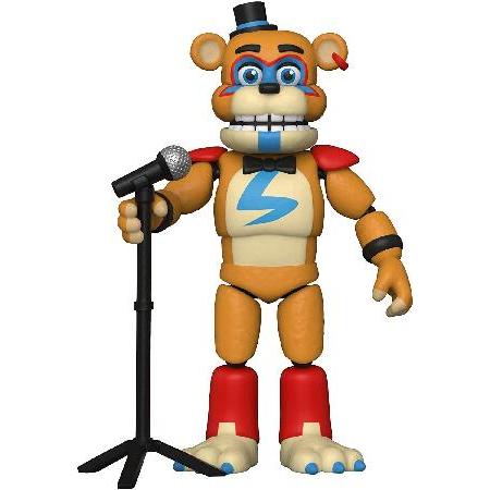 Funko Five Nights at Freddy's Security Breach Action Figure Set of 5 - Glamrock Chica， Montgomery Gator， Roxanne Wolf， Vanny， Glamrock Freddy Bundle_2