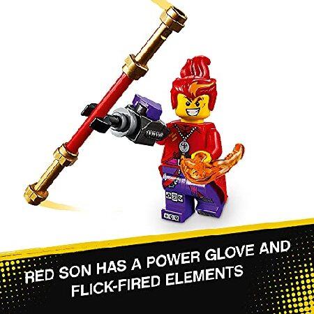 レゴ LEGO Monkie Kid Red Son’s Inferno Jet 80019 Building Kit (299 Pieces)_2
