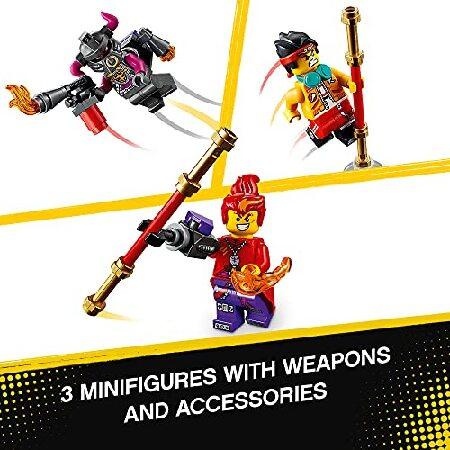 レゴ LEGO Monkie Kid Red Son’s Inferno Jet 80019 Building Kit (299 Pieces)_4